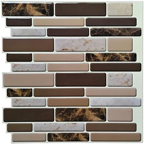 Art3d Kitchen Backsplash Tiles Peel and Stick Wall Stickers, 12″x12″, (10 Sheets) post thumbnail image