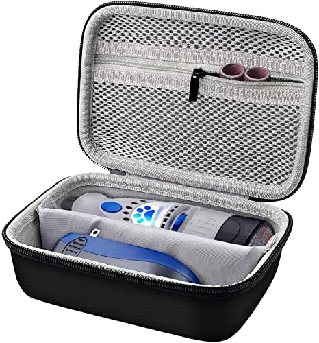 Storage & Protective Case Compatible with Dremel 7300-PT 4.8V Cordless Rotary Tool Dog Nail Grinder, Pet Nail Grooming Trimmer Bag Box with Accessories Mesh Pocket.(Case Only) post thumbnail image