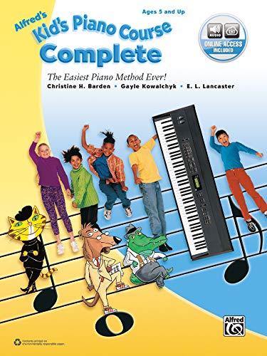 Alfred’s Kid’s Piano Course Complete: The Easiest Piano Method Ever!, Book & Online Audio post thumbnail image