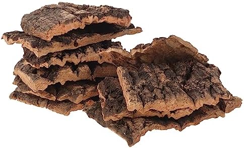 GARVALON 10Pcs Artificial bark Amphibia Terrarium fogger Amphipod Tortoise basking Platform Snake Tree bark Aquarium Platform Reptile cave Terrarium Tree bark Decor Reptile Tree bark Crawl post thumbnail image