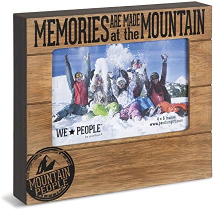 Pavilion Gift Company 67068 Memories are Made at The Mountain Photo Frame, 7-1/2 x 6-3/4″ post thumbnail image