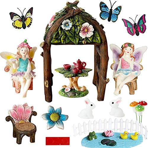 BangBangDa Miniature Fairy Garden Fairies – Mini Village Fairy Houses Accessories Flower Succulent Garden for Kids Girl Boy Birthday Gifts Patio Indoor Outdoor Garden Set Kit Decor post thumbnail image