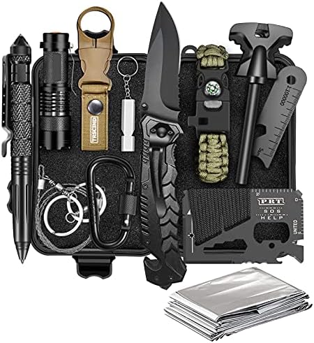 Gifts for Men Dad Husband Him, Christmas Stocking Stuffers Birthday Gifts Idea for Boyfriend Man, Survival Kit 14 in 1, Survival Gear and Equipment, Fishing Hunting Camping Accessories, Cool Gadgets post thumbnail image