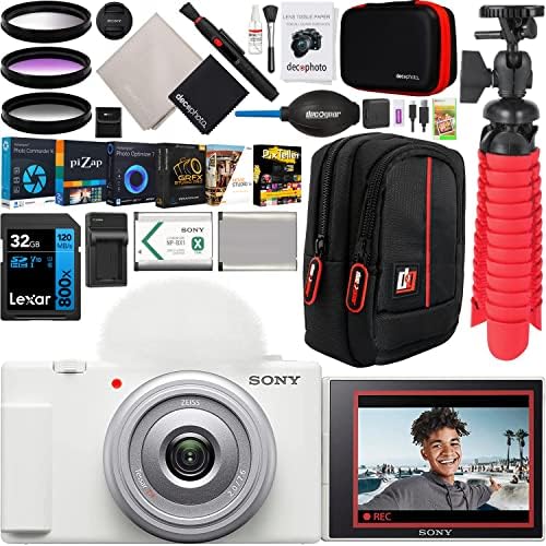 Sony ZV-1F Vlog Camera with 4K Video & 20.1MP for Content Creators and Vloggers White ZV-1F/W Bundle with Deco Gear Case + Extra Battery + Filter Kit + Photo Video Software & Photography Accessories post thumbnail image