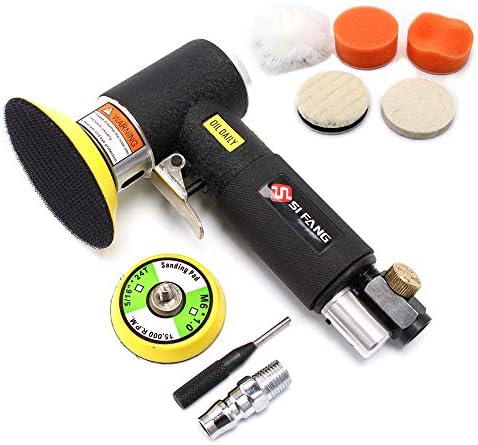 2inch 3inch Mini Air Sander Mini Orbital Air Sander Air Dual Action Sander Air Polisher Kit for Auto Body Work (Black 2”3”air sander) post thumbnail image