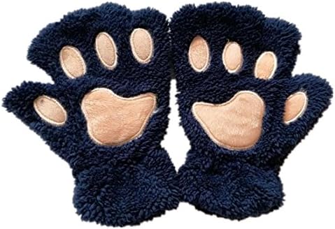 MizHome Cat Bear Plush Claw Paw Mitten Soft Winter Gloves Costume post thumbnail image