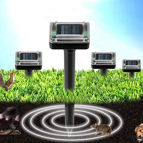 4 Pack Solar Powered Mole Repellent, Ultrasonic Pest Repeller, Gopher, Mole, Snake, Mouse, Rodent Repellent, Pest Control for Lawn Garden Yard Outdoor post thumbnail image