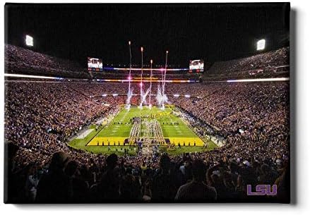 College Wall Art LSU Tigers – Saturday Night in Death Valley post thumbnail image