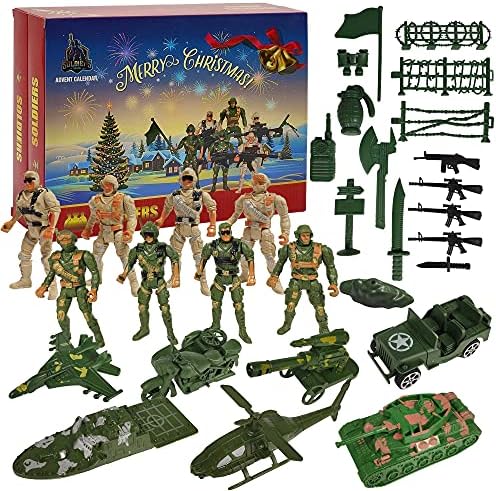 Ogrmar Christmas 2022 Advent Calendar Kids 24 Days Countdown Calendar with Military Soldier Army Man Toys for Kids Holiday Gift post thumbnail image