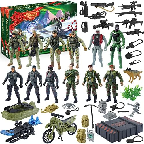 Joyin 2023 Christmas Advent Calendar with Military Army Man 24 Days Countdown Calendar with Soldier Action Figures, Weapons and Gear Accessories Toys for Boys Kids Party Favors, Classroom Prizes, Xmas Gift post thumbnail image