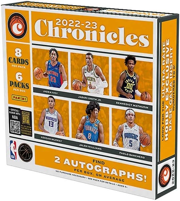 2022-23 Panini Chronicles Basketball Hobby Box – 6 Packs post thumbnail image