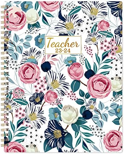 Teacher Planner 2023-2024 – 2023-2024 Weekly & Monthly Lesson Plan Book, July 2023 – June 2024, 8″ x 10″, Academic Planner 2023-2024 with Twin-Wire Binding and Quotes for Teachers – Petunia post thumbnail image