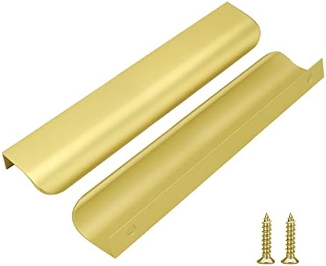 goldenwarm Edge Finger Pulls Cabinet Handles 160mm Brass for Sliding Doors Cabinet Hardware pulls and Handles post thumbnail image