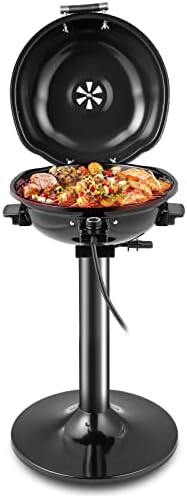 HAPPYGRILL 1600W Electric Grill Outdoor BBQ Grill with Warming Rack for 15-Serving Barbecue Grill Portable Stand BBQ Grill post thumbnail image