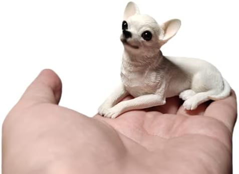 1Pcs 2 inches Mini Resin Chihuahua Figurine Gifts, Mini Dog Memorial Gifts, Dog Figurines, Car Decor, Collectible Chihuahua Statue Figure Sculpture, Gifts for Chihuahua Lover (White) post thumbnail image