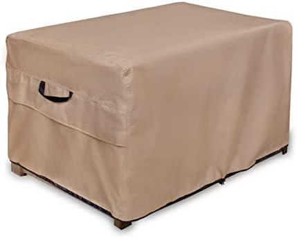 ULTCOVER Patio Deck Box Cover Waterproof for Outdoor Rectangular Resin Storage Box 80-116 Gallon, 52L x 22W x 24H inch post thumbnail image