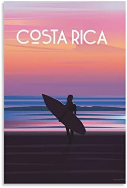 Costa Rica Vintage Travel Posters Seaside Surfing Canvas Posters Print Picture Paintings Wall Art for Living Room Bedroom Home Decor post thumbnail image