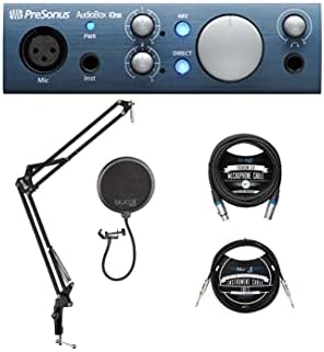 PreSonus AudioBox iOne 2×2 USB/iPad Audio Interface for Windows, Mac, and iOS Bundle with Blucoil Boom Arm Plus Pop Filter, 10-FT Balanced XLR Cable, and 10-FT Straight Instrument Cable (1/4in) post thumbnail image