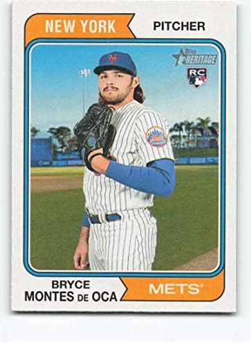 2023 Topps Heritage #403 Bryce Montes de Oca RC Rookie SP Short Print New York Mets MLB Baseball Trading Card post thumbnail image