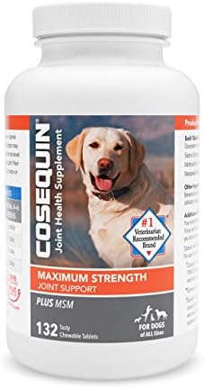 Nutramax Cosequin Maximum Strength Joint Health Supplement for Dogs – With Glucosamine, Chondroitin, and MSM, 132 Chewable Tablets post thumbnail image