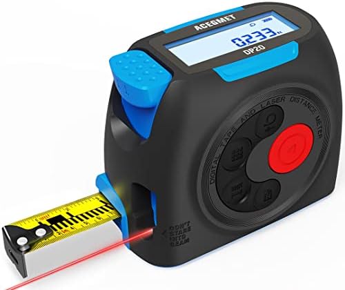 3-in-1 Digital Laser Tape Measure, ACEGMET 131Ft Laser Measurement Tool & 16Ft Measuring Tape with Digital Screen, Ft/Ft+in/in/M Unit Switching and Pythagorean Mode, Measure Distance, Area and Volume post thumbnail image