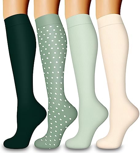 Laite Hebe 4 Pairs-Compression Socks for Women&Men Circulation-Best Support for Nurses,Running,Athletic post thumbnail image