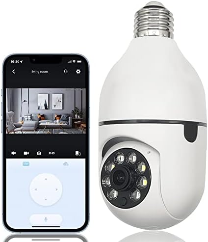 Elytsemoh 1080P Smart Home Surveillance Camera, E27 Bulb Camera, 360 Degree Panoramic Wireless Security PTZ Camera, 2.4GHz WiFi, Night Vision, Two Way Audio, Smart Tracking, Motion Detection post thumbnail image