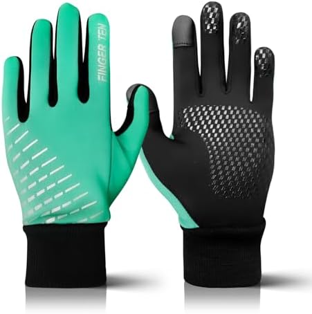 FINGER TEN Winter Gloves Touchscreen for Kids Boys Girls Running Thermal Gloves for Cold Weather, Youth Lightweight Warm Touch Screen Gloves for Texting Hiking Skating Football Soccer post thumbnail image