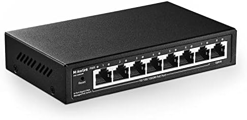 MokerLink 8 Port PoE Gigabit Managed Switch, 7 GE PoE Port, 1 GE Uplink, IEEE802.3af/at, 96W Power Supply, L2 Smart Managed, Fanless Metal Ethernet Switch post thumbnail image