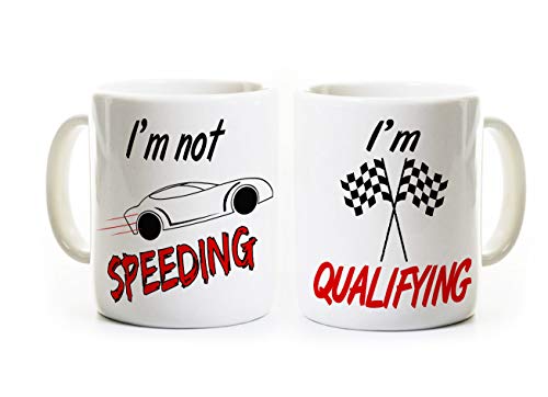 Car Racing Gift Coffee Mug – I’m Not Speeding I’m Qualifying – Speeder Race Enthusiast Racer post thumbnail image