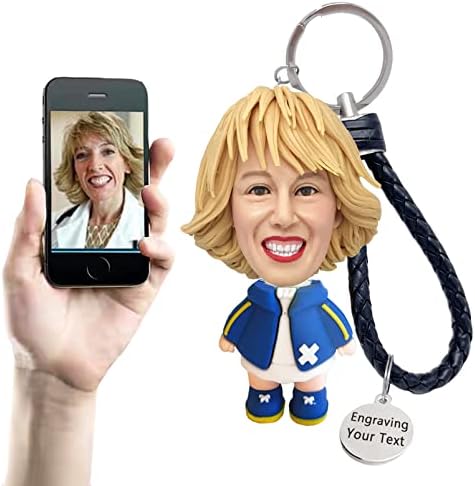 Customize Bobbleheads Birthday Gift Professional 3D engraving Keychain for him Personalized Action Figure from Your Photo post thumbnail image