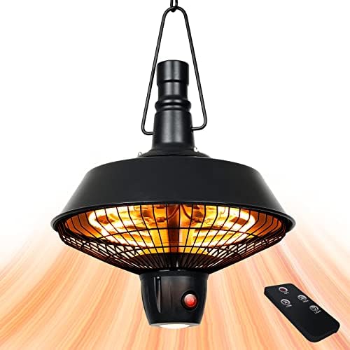 Star Patio Electric Patio Heater, Outdoor Heater with Remote and Touch Switch, 700W/800W/1500W Infrared Ceiling Heater with Black Finish, STP1520-FHC-RMLED N1 post thumbnail image