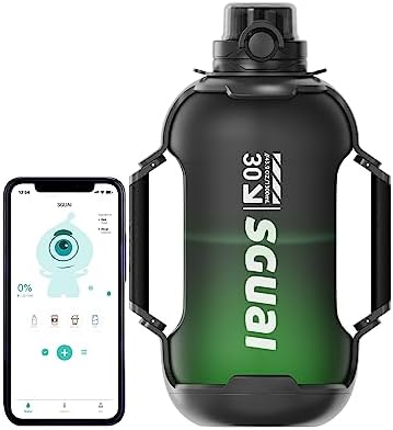 SGUAI Smart Water Bottle, 44oz Smart Sports Gallon Water Bottle, Tracks Water Intake with Bluetooth, LED Glow Reminder, BPA Free Tritan Bottle for Fitness Gym Outdoor, Straw Lid, 1.3L post thumbnail image