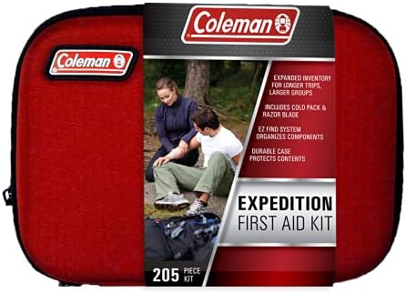 Coleman All Purpose Basic First Aid Kit for Minor Emergencies, a Light, Portable First aid kit with a Soft-Sided case – 205 Piece post thumbnail image