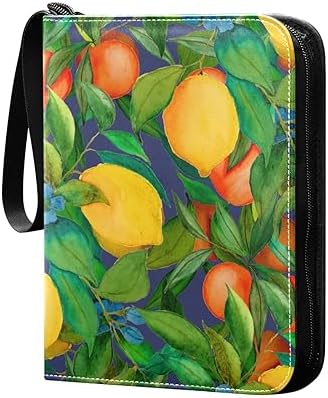 Citrus Fruits 4 Pockets Trading Card Album Folder for Cards PU Cover Zip Card Binder with 400 Side Loading Pockets Card Storage Album for MTG TCG Game Sports Cards Collectible Boys Girls post thumbnail image