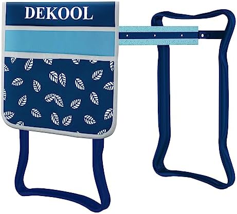 Dekool Garden Kneeler and Seat with Tool Pouch, 2 in 1 Gardening Stool with Soft EVA Foam Kneeling Pad, Portable Kneeler Seat for Gardening, Outdoor Garden Stool (Blue) post thumbnail image