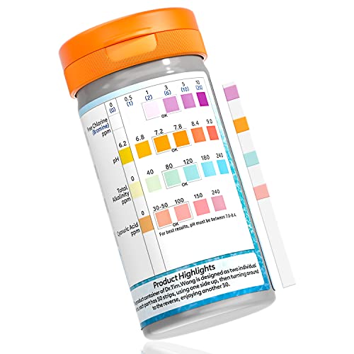 Dr.Tim.Wang Pool and Hot Tub Test Strips – Medical-Grade Precision 4-1 Pool Test Kit – Testing pH, Free Chlorine(Bromine), Total Alkalinity & Cyanuric Acid post thumbnail image