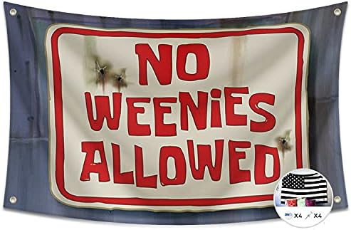 No Weenies Allowed Flag Tries to Get into The Salty Spitoon 3×5 Feet Banner,Funny Poster UV Resistance Fading & Durable Man Cave Wall Flag for College Dorm Room Decor,Parties,Gift post thumbnail image