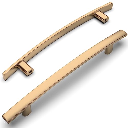 Amerdeco 10 Pack Champagne Bronze Cabinet Pulls 5 Inch(128mm) Hole Center Cabinet Hardware Kitchen Cabinet Handles for Bathroom Gold Drawer Pulls Dresser Pulls ZH0003 post thumbnail image