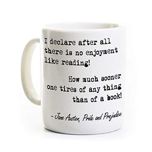 Pride and Prejudice Quote Coffee Mug – Jane Austen – Book Lover Reading Gift post thumbnail image