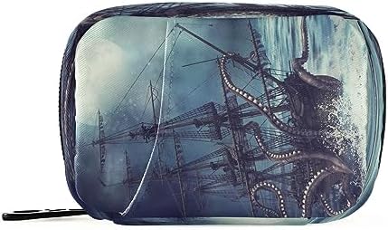 Haskirky Portable Travel Pill Cases Bag,Vitamin and Supplement Holder with Zippered Removable Organizer,4.6 * 3.14 * 1.88In Perfect for Your Sports, Camping, Hotels Pirate Ship post thumbnail image