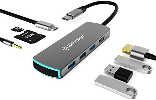 USB-C Adapter Hub with HDMI, USB-3, Audio Out, MicroSD and SD | 8 in 1 Powered Microphone & Multi Adapter Compatible with Mac, PC and iPad | Super Fast | 1 Year Warranty post thumbnail image