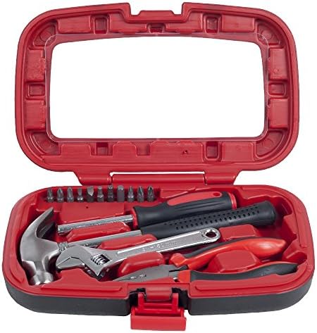 Home Improvement Tool Kit – 15-Piece Household Hand Tools Essentials Set in Durable Plastic Carrying Case for Home, Office, and Car by Stalwart (Red) post thumbnail image