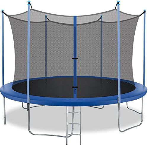 8FT 10FT 12FT 14FT Trampoline with Enclosure Net Outdoor Jump Rectangle Trampoline – ASTM Approved-Combo Bounce Exercise Trampoline PVC Spring Cover Padding for Kids and Adults post thumbnail image