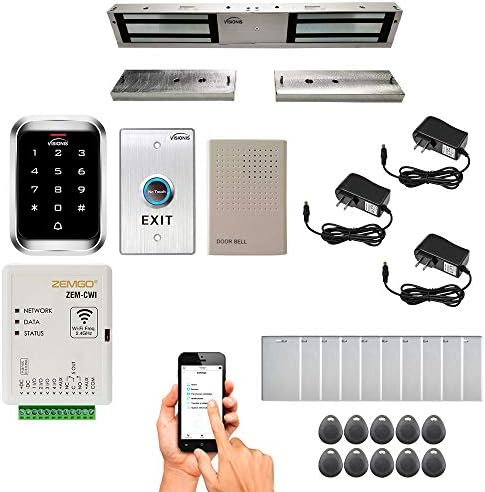 Zemgo FPC-8447 Smart Mobile WIFI Controller for Access Control with Android + Apple App, Web Browser + Smartphone Remote Viewing, Outswing Door 1200lbs Double Mag Lock, Weatherproof Keypad/RFID Reader post thumbnail image