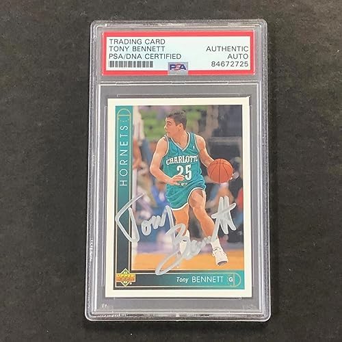 1994 Upper Deck Basketball #97 Tony Bennett Signed Compatible with Card Slabbed PSA/DNA Autograp post thumbnail image