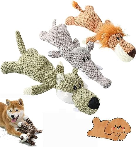 Robustplush – Immortal Squeaker Plush Toy for Aggressive Chewers, Indestructible Robust Dog Toy, Antarcking Indestructible Dog Toy, Dog Stuffed Animals Chew Toy Squeaky (Elephant+Lion +Coyote) post thumbnail image