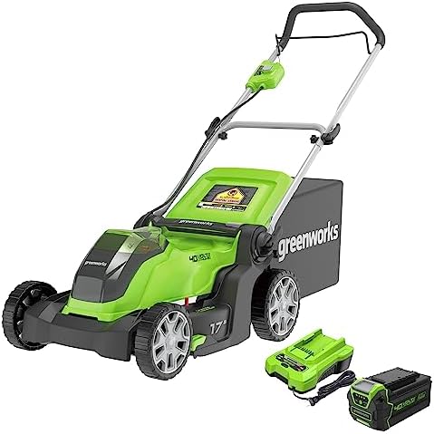 Greenworks 40V 17″ Cordless (Push) Lawn Mower (75+ Compatible Tools), 4.0Ah Battery and Charger Included post thumbnail image