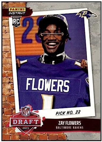 ZAY FLOWERS RC 2023 Panini Instant Draft Night ROOKIE /685#DN24 Ravens NM+-MT+ NFL Football post thumbnail image