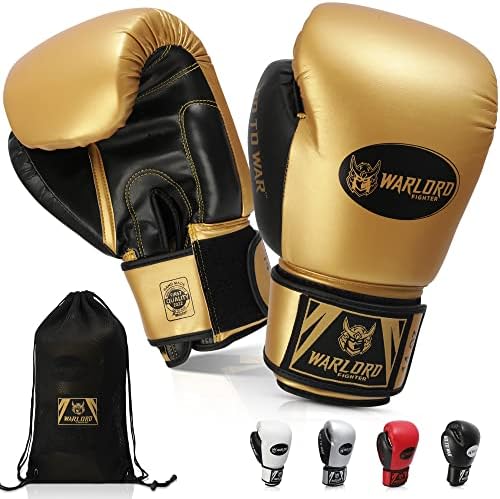 WARLORD Muay Thai Gloves Boxing Gloves for Men Boxing Gloves Women Muay Thai MMA Gloves Men Boxing Equipment Punching Bag Training, Kickboxing Gloves Boxing Equipment Boxing Bag Heavy Bag Gloves 16 oz post thumbnail image